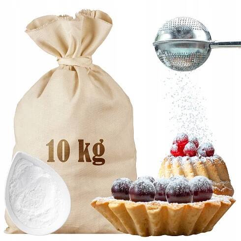 Cukr PUDR 10KG bílý na dekorační dorty