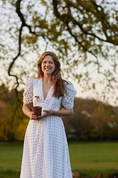 Acorn Antics: actress Charity Wakefield shot at dawn. - Michael Wharley Portrait & Advertising Photographer