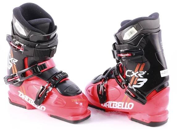 nové dětské/juniorské lyžáky DALBELLO CXR 3, 1 ratchet buckle, RED/black ( NOVÉ ) - Mardosport.cz
