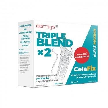 Triple Blend x2, 90 tablet+30 kapslí - Barnys
