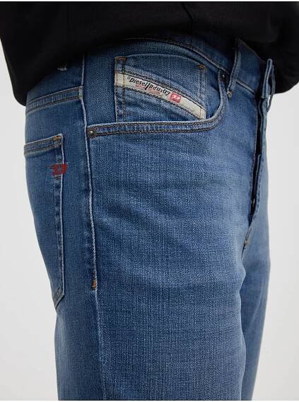 Diesel Modré pánské slim fit džíny Diesel Velikost 33