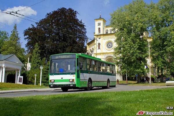 Trolejbusy Škoda 14 Tr v Mariánských Lázních (1974-2019) - Dopraváček 