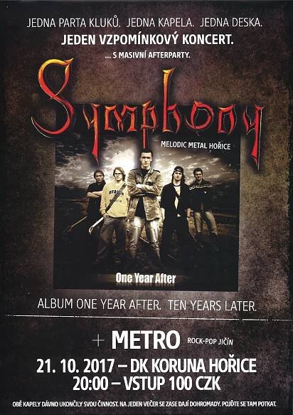 Melodic Metal Hořice a jejich vzpomínkový koncert 21. 10.: Hořice