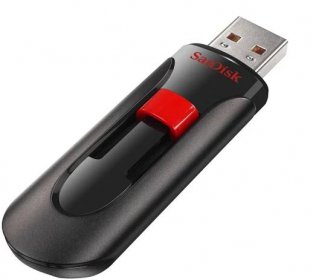 USB Flash SanDisk Cruzer Glide 256GB (SDCZ60-256G-B35) černý/červený
