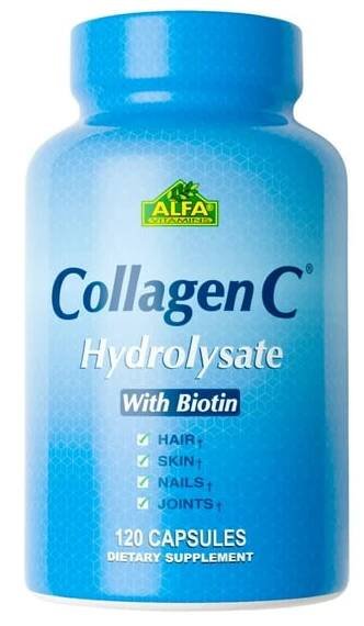 Alfa Vitamins Laboratories Alfa Collagen Hydrolysate, 120 Capsules