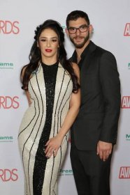 Porn performers Logan Long and Sheena Ryder attend the 2018 Adult Video News Awards at the Hard Rock Hotel & Casino on January 27, 2018 in Las Vegas, Nevada.  
