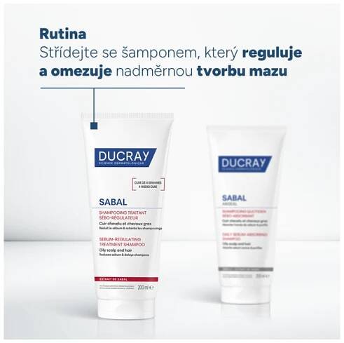 SABAL ARGEAL Šampon absorbující kožní maz pro každodenní použití