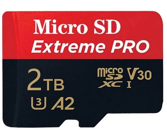 Micro SD 2TB Vysokorychlostní