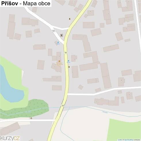 Příšov - mapy | Kurzy.cz