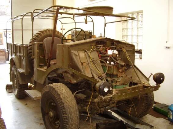 Renovace vozidla Morris Commercial C8 | Auto S.V.A.