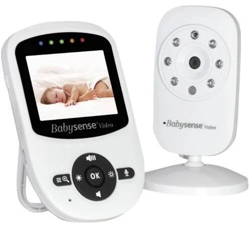 Watch your little one sleep with this Babysense 2.4-inch video baby monitor. The two-way communication feature s...