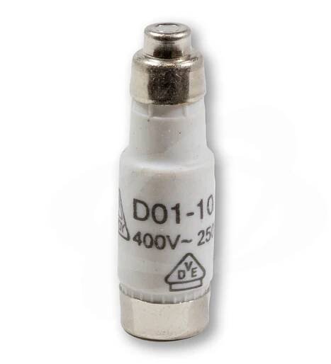 Pojistka závitová D01 10A gL/gG červená E14 - Sonepar ČR | Elektroinstalační materiál