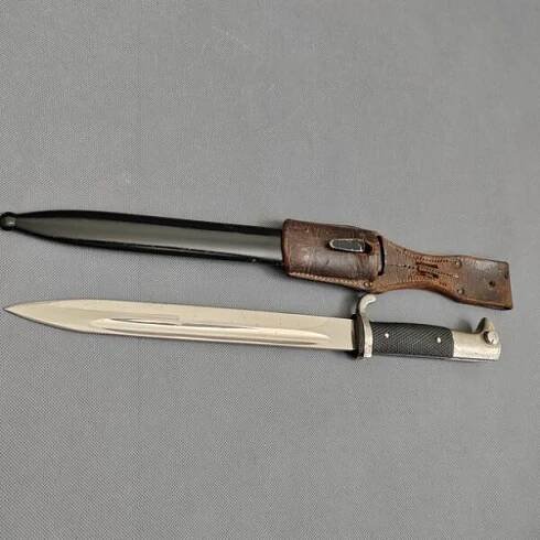 Raritní vycházkový bodák Luftwaffe - Carl Grah, Solingen-Ohligs