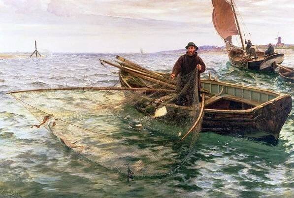 File:Charles Napier Hemy - The Fisherman 1888.jpg - Wikimedia Commons