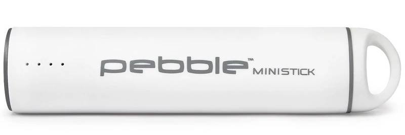Powerbank VEHO Pebble Ministick 1800mAh pro Android/Apple/USB zařízení, bílá