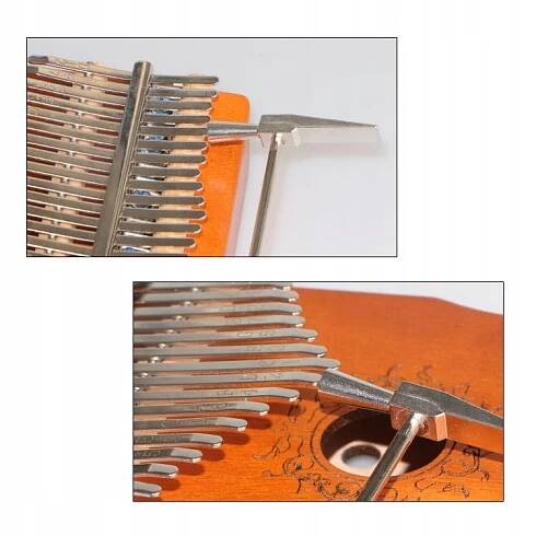 Kalimba Africký klavírní nástroj Zanza Mbira 17-key Wooden Brown K-01