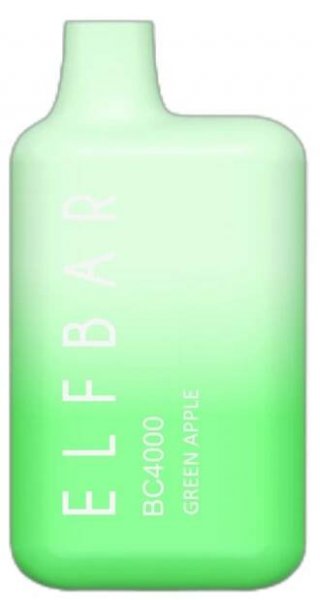 ELF BAR BC4000 Disposable 4000 trekjes Green Apple