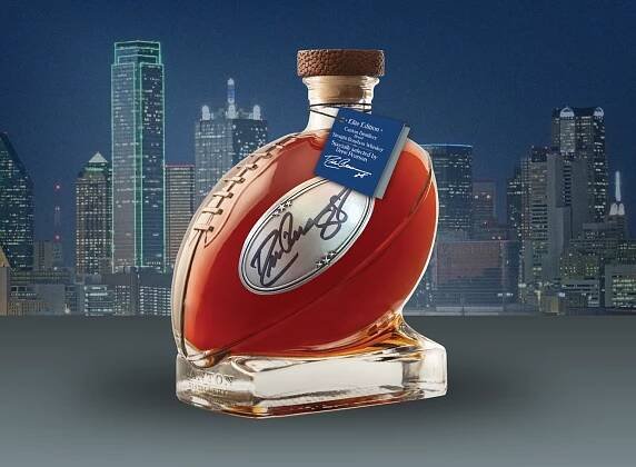Drew Pearson Decanter - Cooperstown Distillery