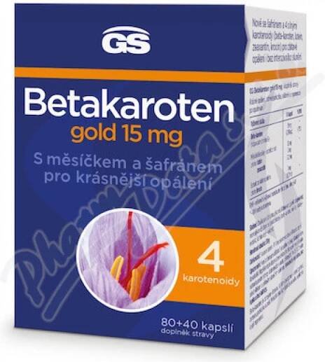 GS Betakaroten gold 15mg cps.80+40