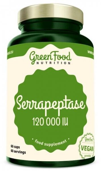 GreenFood Serrapeptase 120000IU 60 caps