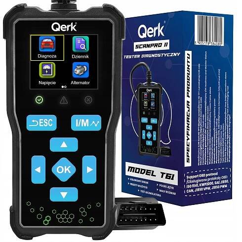 DIAGNOSTICKÉ ROZHRANÍ OBD2 TESTER SNADNÁ DIAGNOSTIKA Česká instrukce T61