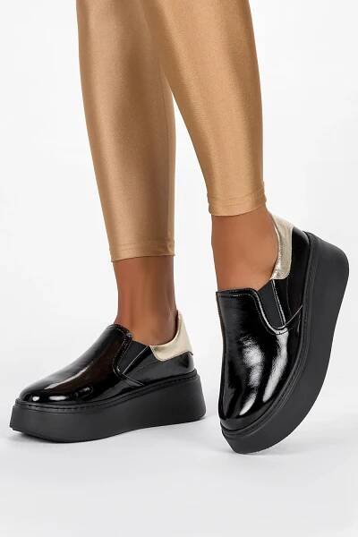 TENISKY POLOBOTKY SPORTOVNÍ BOTY SLIP ON KOŽENÉ DÁMSKÉ PLATFORMA NEW r 37 Stav balení originální