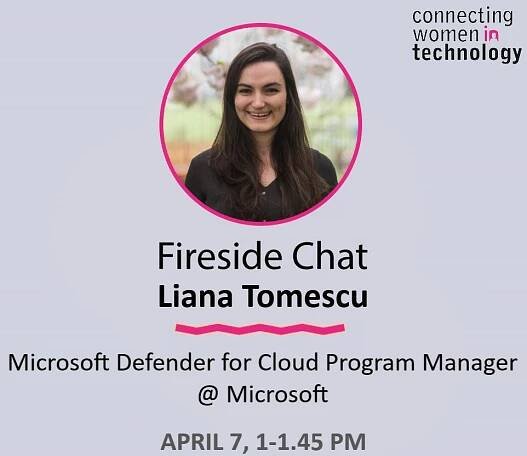 CWiT Fireside Chat with Liana Tomescu