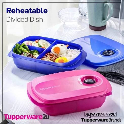 (New)(Ready Stock) (Limited Release) Tupperware Reheatable Lunch Box, 1L (Last unit)