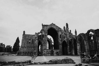 Melrose Abbey ruin
