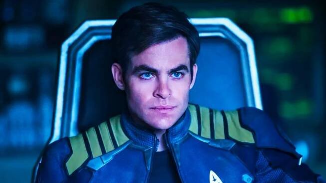 Chris Pine as James T. Kirk in Stark Trek Beyond