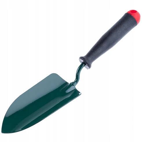 ZAHRADNÍ LOPATKA KOVOVÁ ŠIROKÁ PRO PŘESAZOVÁNÍ A VÝSADBU PEVNÁ 34 cm Značka Kadax