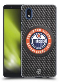 Zadní obal pro mobil Samsung Galaxy A01 CORE - HEAD CASE - NHL - Edmonton Oilers - Puk