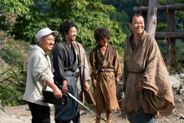 Kazuja Širaiši, Taiga Nakano, Seidži Čihara - Džúičinin no zokugun - Z natáčení
