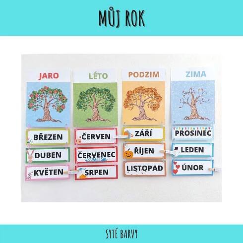 Plakát Můj rok - výzdoba v PDF