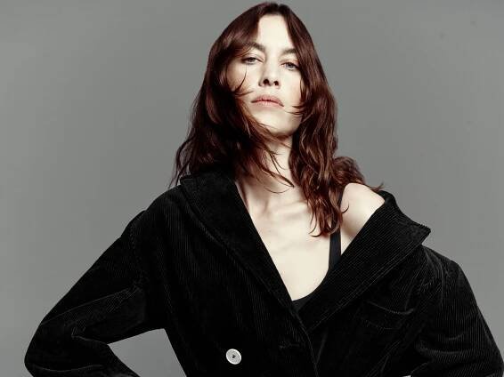 Alexa Chung Is Ready for a Denim Decor Moment