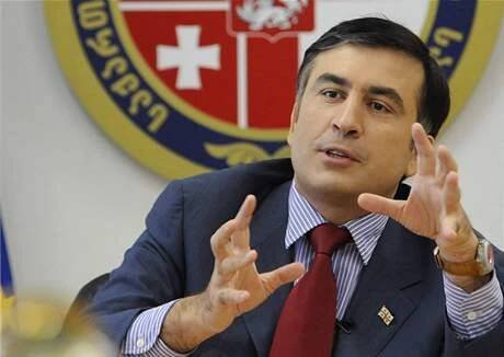 Michael Saakašvili na setkání bezpečnostní rady