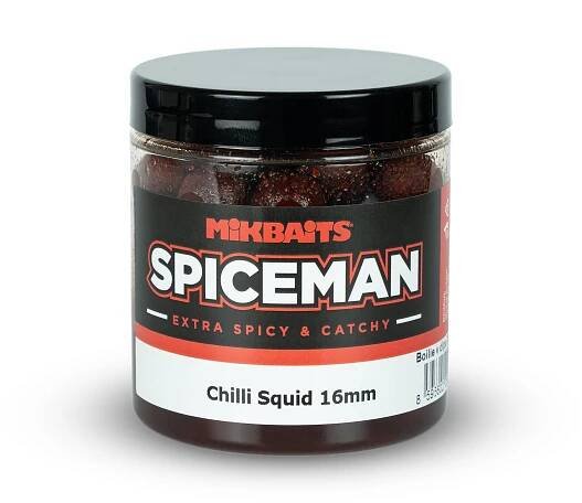 Mikbaits Spiceman boilie v dipu 250ml Chilli Squid