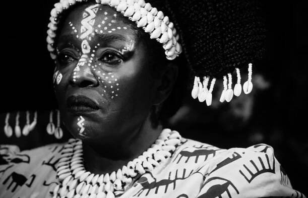 Starring Evelyn Ily Juhen and Rita Edochie (pictured), it tells the story of a fictional village called Iyi in West Africa, which is ripped apart by the sickness and death of a boy. The community says the water goddess Mami Wata should have intervened, putting Iyi's religious intermediary Mama Efe (Edochie) and her daughters Prisca (Juhen) and Zinwe (Uzoamaka Aniunoh) in peril.