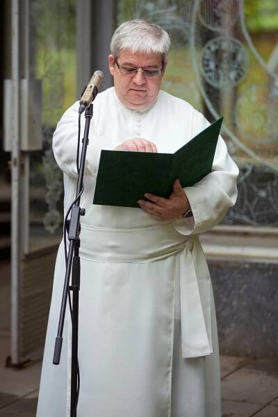Biskup Tomáš požehnal pramen v Konstantinových Lázních - Diecéze plzeňská 