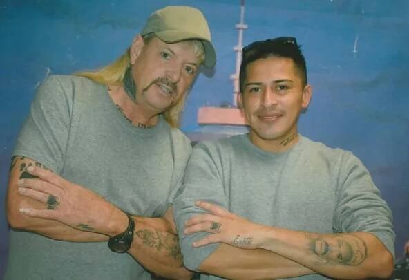 Joe Exotic and Jorge Flores Maldonado in prison.