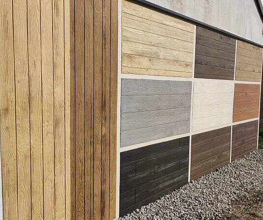 LAMELE Vnější fasádní deska lamel Imitace prkna 9-10 m2 Značka ostatní