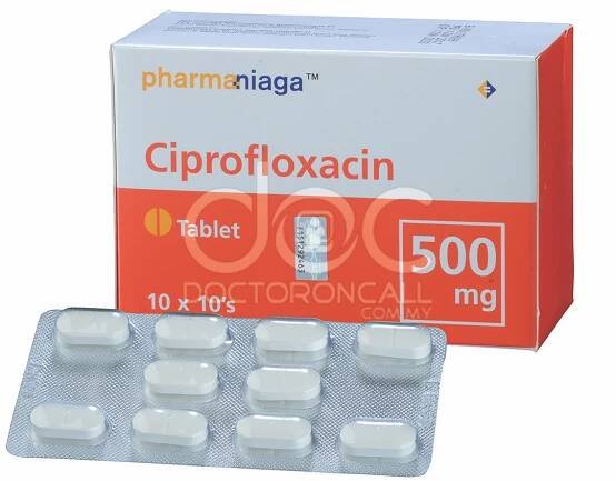 Ciprofloxacin 500 mg 1 0 1