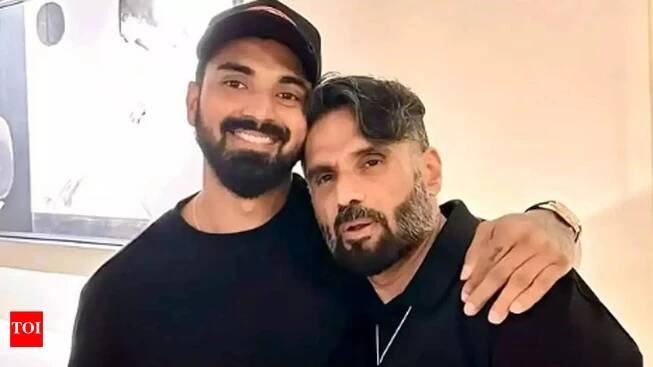 KL Rahul's unique birthday wish for 'Ajja' Suniel Shetty