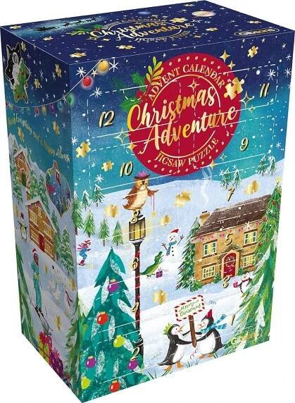 Gibsons Puzzle adventní kalendář na 24 dní vánoční dobrodružství 1232 dílků