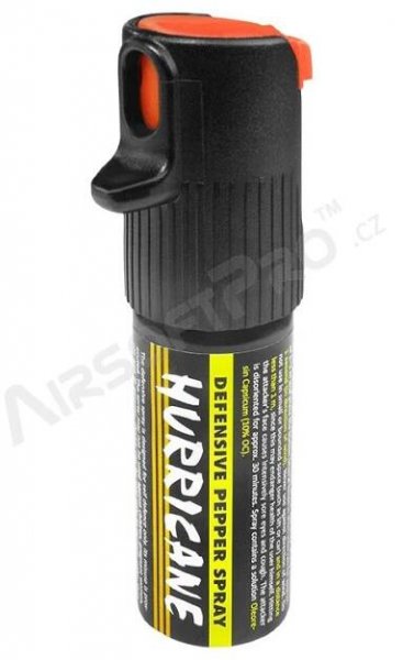 Pepřový sprej HURRICANE - 15 ml - černý [ESP]
