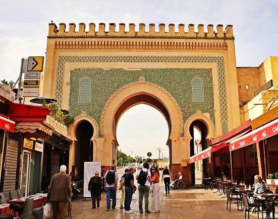 Boujloud Gate, Fez Medina, Fez, Morocco