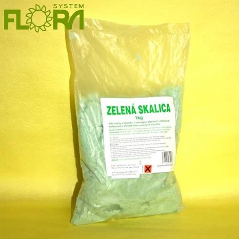zelená skalice