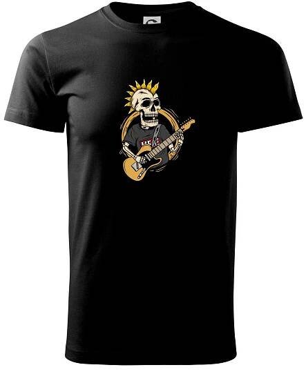 Punk rock kytarista - Klasické pánské triko vyšší gramáže