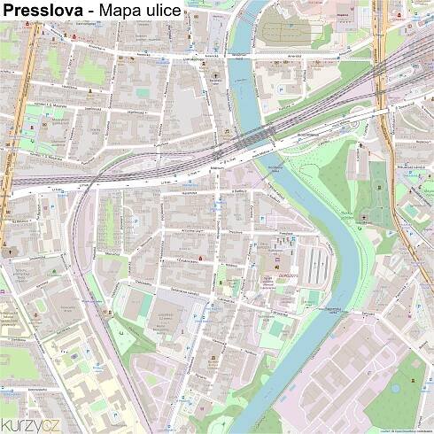 Presslova - mapy | Kurzy.cz