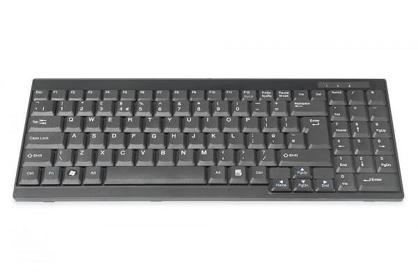 Digitus DS-72000UK klávesnice Univerzální QWERTY Anglický Černá (DS-72000UK)